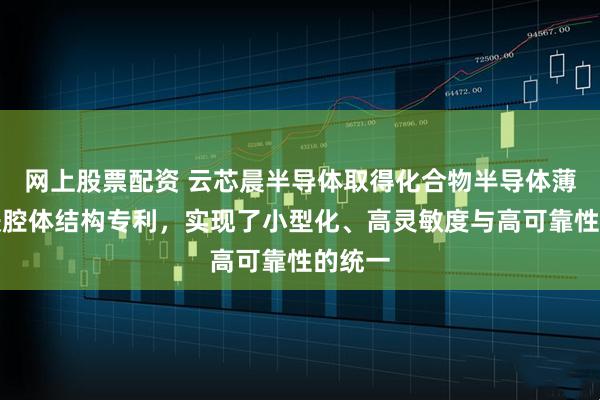 网上股票配资 云芯晨半导体取得化合物半导体薄膜共振腔体结构专利，实现了小型化、高灵敏度与高可靠性的统一